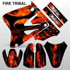 SUZUKI RM 80-85 2000-2018 FIRE TRIBAL motocross racing decals set MX graphics