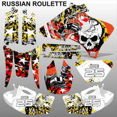Yamaha WRF 250 426 1998-2002 RUSSIAN ROULETTE motocross decals set MX graphics