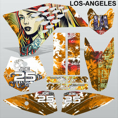 KTM SX 50 2009-2013 LOS-ANGELES motocross racing decals MX graphics stripes kit