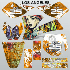 KTM SX 50 2002-2008 LOS-ANGELES motocross racing decals MX graphics stripes kit