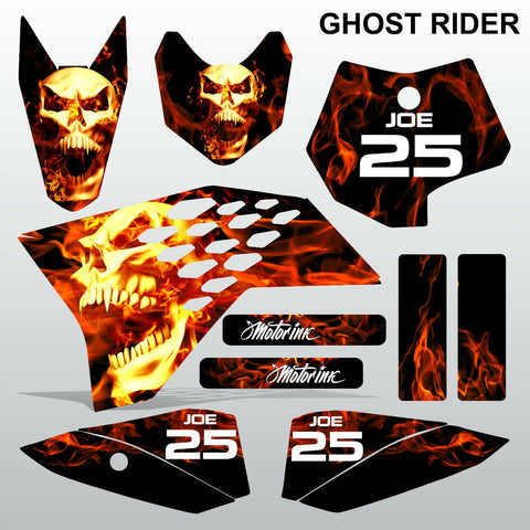 KTM SX 50 2009-2013 GHOST RIDER motocross racing decals stripe set MX graphic