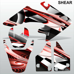 Honda CRF 50 2004-2016 SHEAR racing motocross decals set MX graphics kit