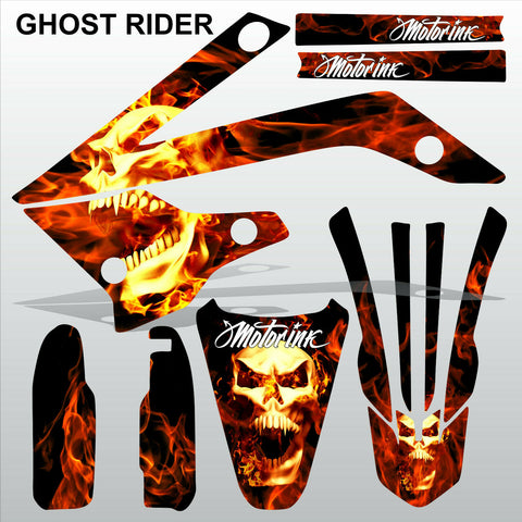 ТМ RACING 85 2013-2021 GHOST RIDER motocross racing decals set MX graphics kit