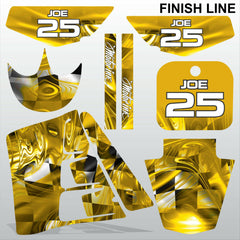 COBRA KING 50 2002-2005 FINISH LINE motocross racing decals set MX graphics kit