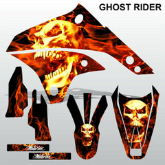 Kawasaki KLX 450 2008-2012 GHOST RIDER motocross decals MX graphics stripe