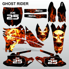 Yamaha YZF 450 2010-2013 GHOST RIDER motocross decals set MX graphics kit