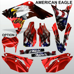 HONDA CR 250 450 2018-2021 AMERICAN EAGLE motocross decals set MX graphics kit