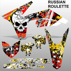 KTM SXF 2011 2012 RUSSIAN ROULETTE motocross racing decals stripes MX graphics