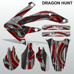 Honda CRF 450X 2005-2016 DRAGON HUNT motocross decals set MX graphics kit