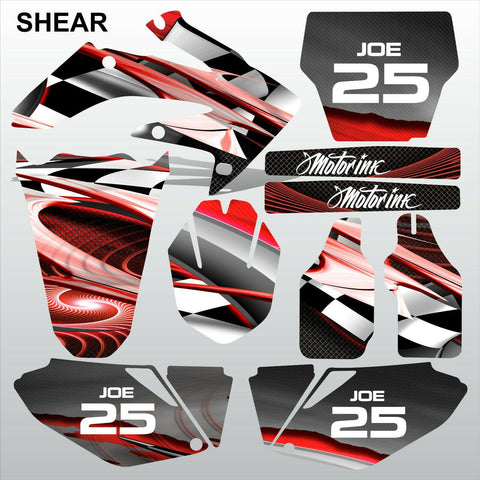 Honda CRF 250 2006-2007 SHEAR racing motocross decals set MX graphics kit