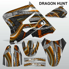 SUZUKI RM 85 2001-2012 DRAGON HUNT motocross racing decals set MX graphics