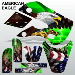 Kawasaki KLX 110 2000-2009 AMERICAN EAGLE motocross racing decals MX graphics