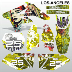 SUZUKI RMZ 250 2007-2009 LOS-ANGELES motocross racing decals set MX graphics kit