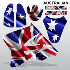 SUZUKI RM 80-85 2000-2018 AUSTRALIAN motocross racing decals set MX graphics