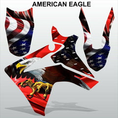 Honda CRF 110F 2013-2014 AMERICAN EAGLE motocross racing decals set MX graphics