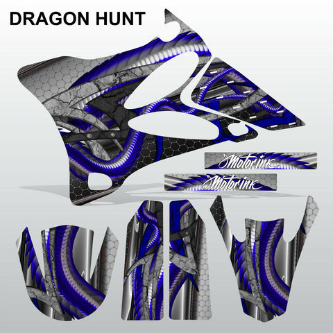 Yamaha YZ 85 2002-2014 DRAGON HUNT motocross racing decals set MX graphics kit