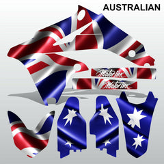 Suzuki RMX 450Z 2011-2013 AUSTRALIAN motocross racing decals set MX graphics