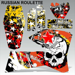 KTM SX 2005-2006 RUSSIAN ROULETTE motocross decals race stripes set MX graphics