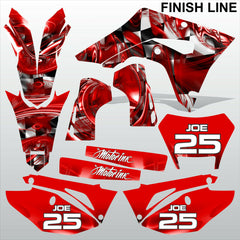 Honda CRF 450X 2018-2021 FINISH LINE motocross racing decals set MX graphics kit