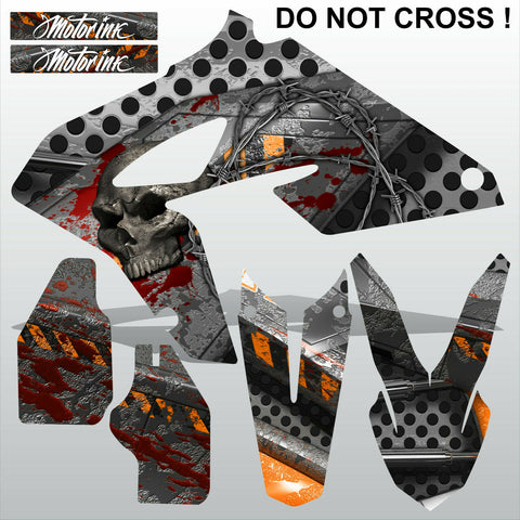 BMW G450X DO NOT CROSS motocross racing decals set MX graphics stripes kit