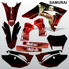 Honda CRF 450X 2018-2021 SAMURAI motocross racing decals set MX graphics kit