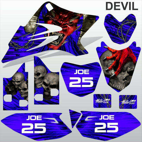 Decals & More Graphic Car & Truck Decals/Stickers Kit Déco Motocross - YAMAHA - TTR 50 - DUM15 - 2D Racing - Kits Déco Graphic Rear Car & Truck Decals/Stickers - Foto 5