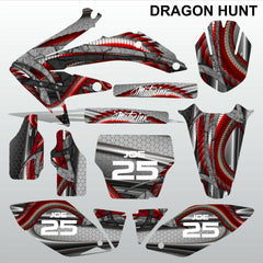Honda CRF 450 2005-2007 DRAGON HUNT motocross decals set MX graphics kit