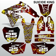 SUZUKI RMZ 450 2008-2017 SUICIDE KING motocross racing decals set MX graphics