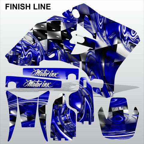 Yamaha WR 250F 450F 2005-2006 FINISH LINE motocross decals set MX graphics kit