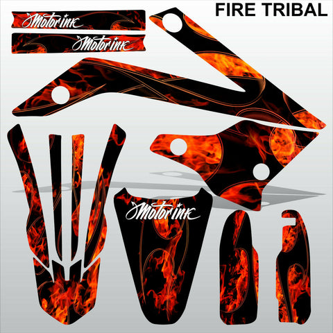 ТМ RACING 85 2013-2021 FIRE TRIBAL motocross racing decals set MX graphics kit