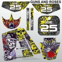 COBRA KING 50 2002-2005 GUNS AND ROSES motocross racing decals set MX graphics