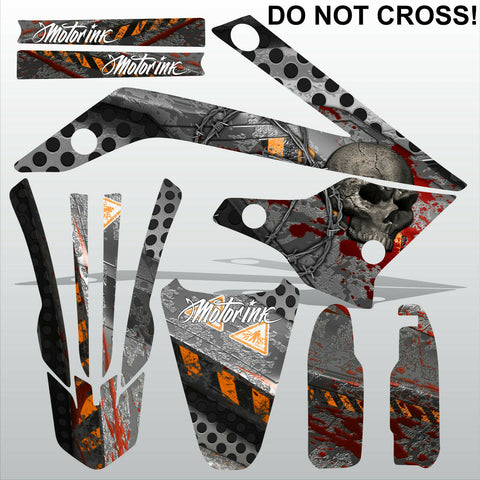 ТМ RACING 85 2013-2021 DO NOT CROSS motocross racing decals set MX graphics kit