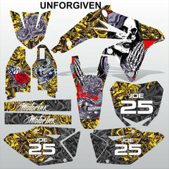 SUZUKI RMZ 450 2008-2017 UNFORGIVEN motocross racing decals set MX graphics kit