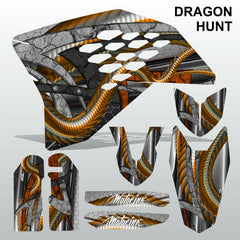 KTM SX 2007-2010 DRAGON HUNT motocross decals racing stripes set MX graphics
