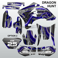 Yamaha WR 250F 450F 2005-2006 DRAGON HUNT motocross decals set MX graphics kit
