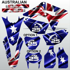HONDA CR 250 450 2018-2021 AUSTRALIAN motocross race decals set MX graphics kit