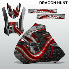 Honda XR250 XR400 1996-2004 DRAGON HUNT motocross decals set MX graphics kit