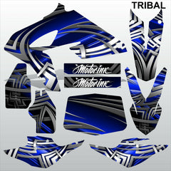 BMW G450X TRIBAL motocross racing decals set MX graphics stripes kit