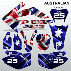Honda CRF 250X 2004-2012 AUSTRALIAN motocross decals set MX graphics kit