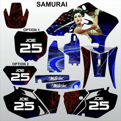 Yamaha WR 250F 450F 2005-2006 SAMURAI motocross decals set MX graphics kit