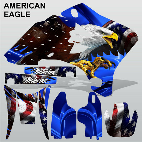 Yamaha WR 250F 450F 2005-2006 AMERICAN EAGLE motocross decals set MX graphics