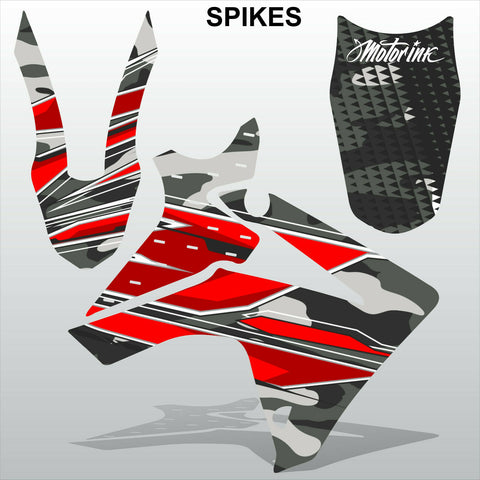 Honda CRF 110F 2013-2014 SPIKES motocross racing decals set MX graphics kit