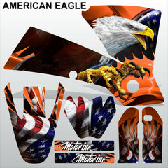 KTM SX 2001-2002 AMERICAN EAGLE motocross racing decals racing set MX graphics