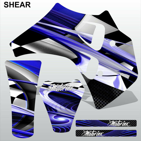 ТМ RACING 50 SHEAR motocross racing decals set MX graphics stripes kit