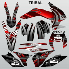 KTM EXC 2014 TRIBAL motocross racing decals set MX graphics stripe kit