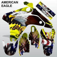 Suzuki RMZ 450 2006 AMERICAN EAGLE motocross racing decals MX graphics stripe