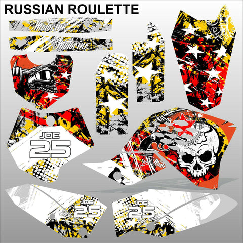 KTM SX 65 2009-2012 RUSSIAN ROULETTE motocross racing decals stripe MX graphic