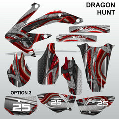 Honda CRF 450X 2005-2016 DRAGON HUNT motocross decals set MX graphics kit