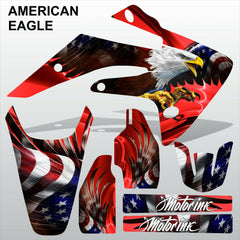 Honda CRF 150R 2007-2018 AMERICAN EAGLE motocross racing decals set MX graphics