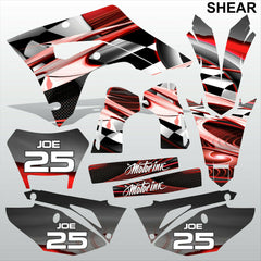 Honda CRF 450X 2018-2021 SHEAR motocross racing decals set MX graphics kit